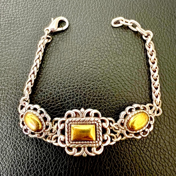 Brighton Jewelry Brighton Two Tone Gold Silver Plate Bracelet